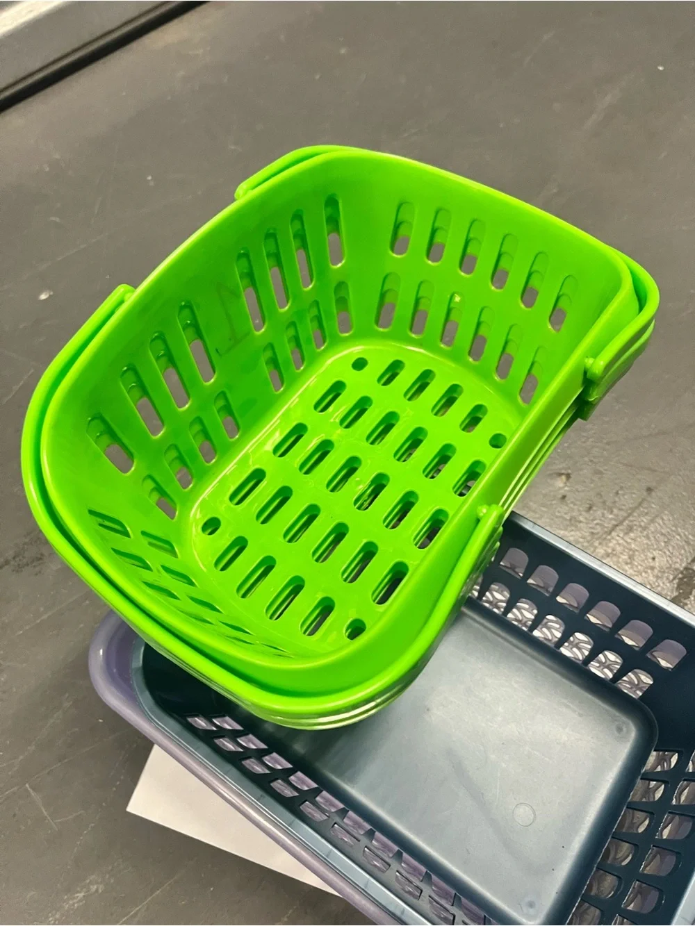 Mixed Set of Plastic Baskets